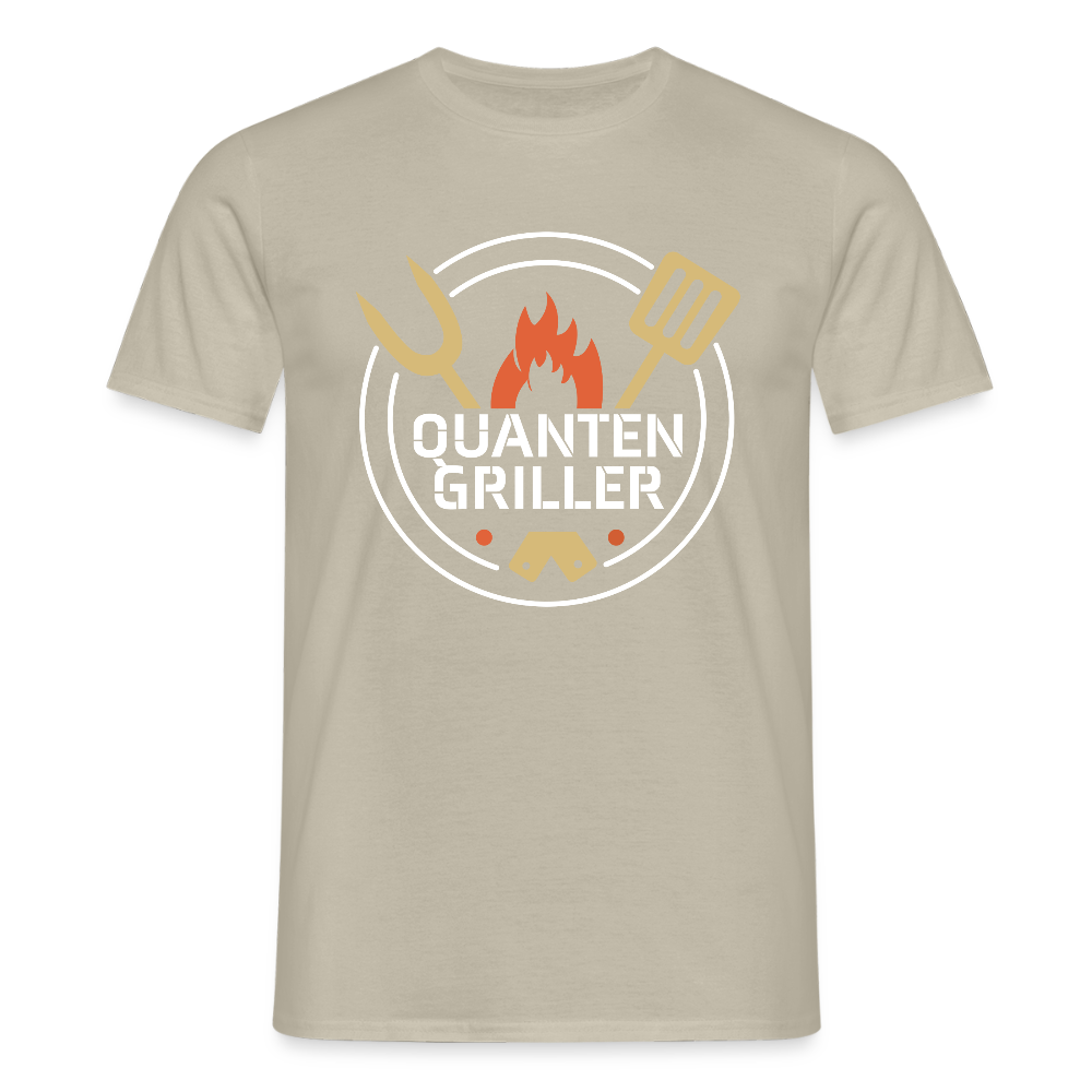Männer T-Shirt Quanten Griller - Sandbeige