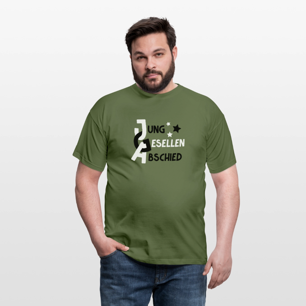Männer T-Shirt JGA - Militärgrün