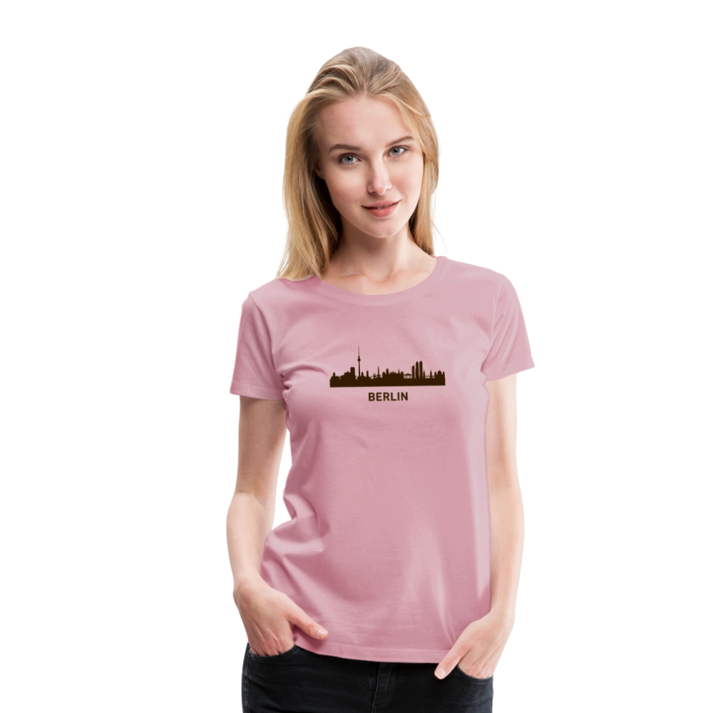 Frauen Premium T-Shirt Berlin - Hellrosa