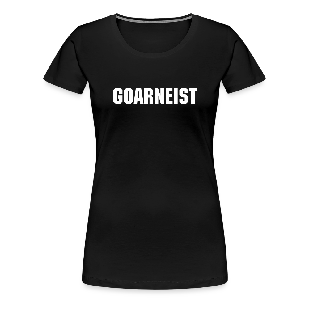 Frauen Premium T-Shirt Goarneist - Schwarz