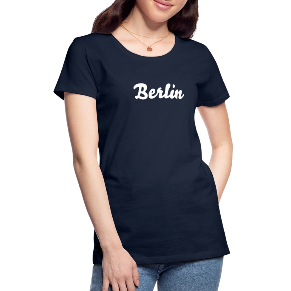 Frauen Premium T-Shirt Berlin - Navy
