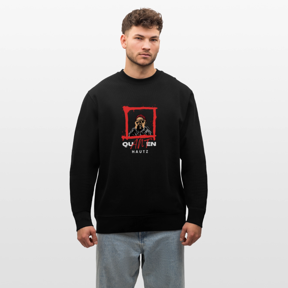 Unisex Bio-Sweatshirt CHANGER  Quanten Hautz - Schwarz