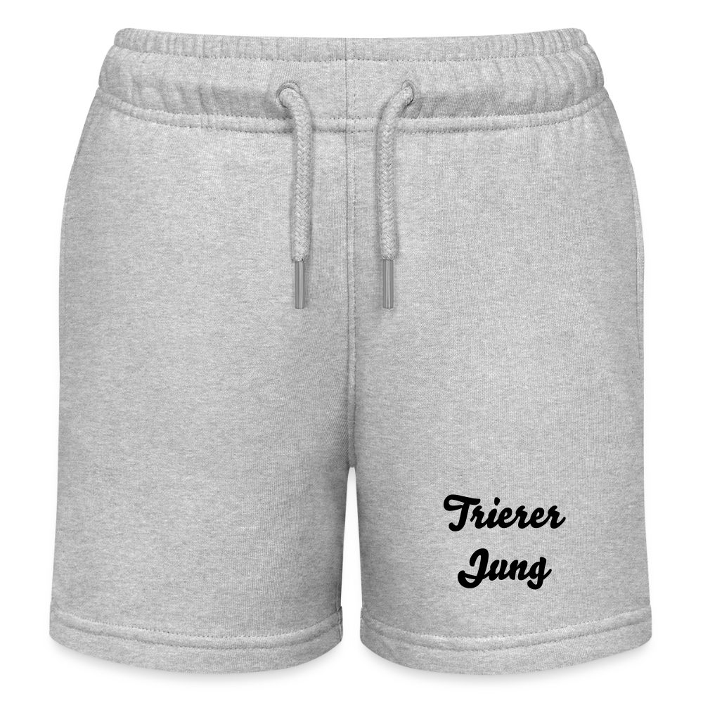 Kinder Bio-Joggingshorts Trierer Jung - Grau meliert