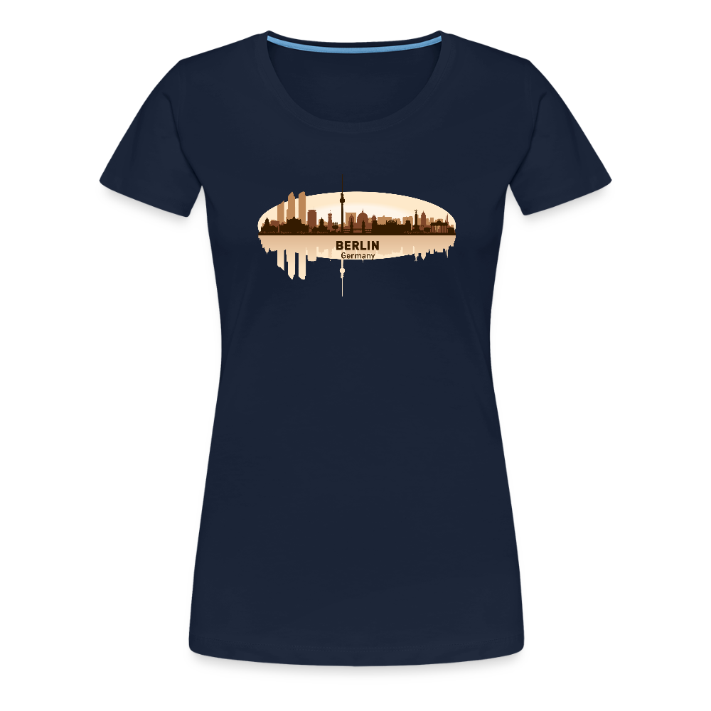 Frauen Premium T-Shirt Berlin - Navy
