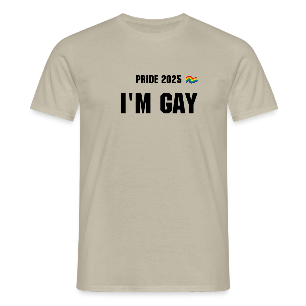 Männer T-Shirt Pride - Sandbeige