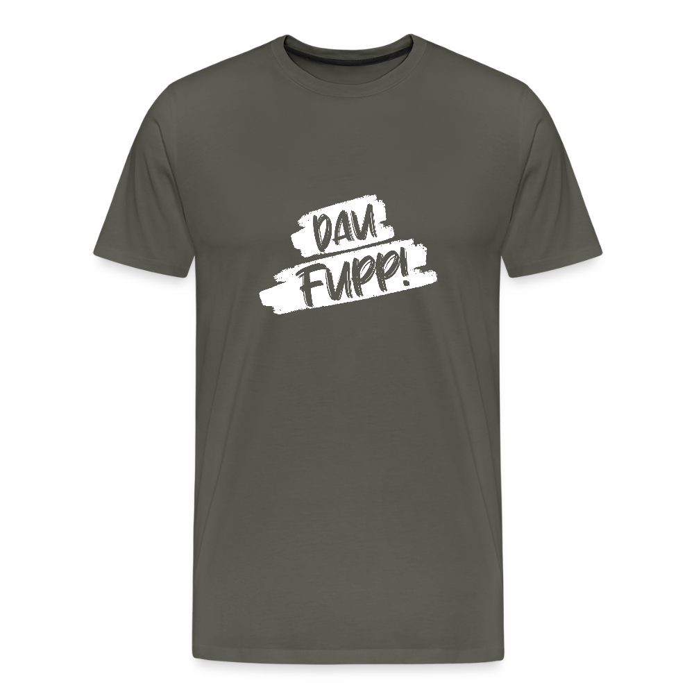 Männer Premium T-Shirt Dau Fupp - Asphalt