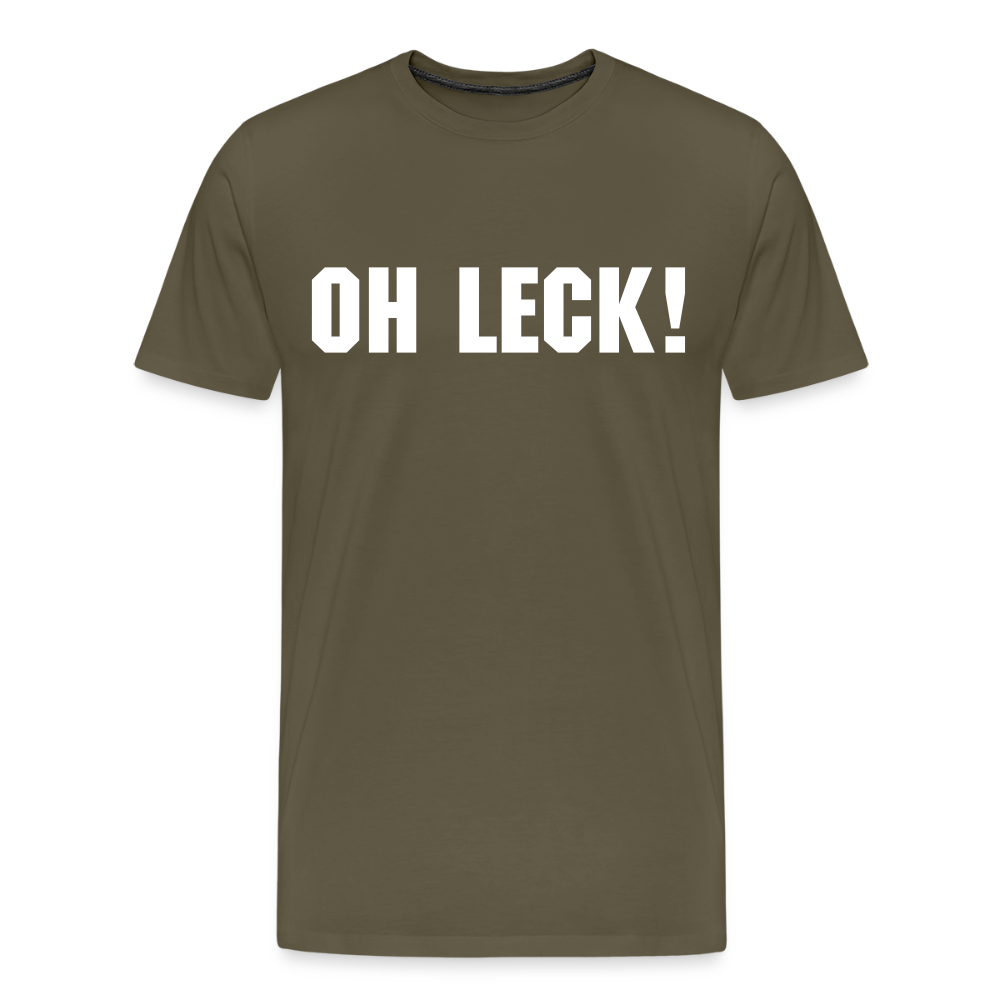 Männer Premium T-Shirt Oh Leck! - Khaki