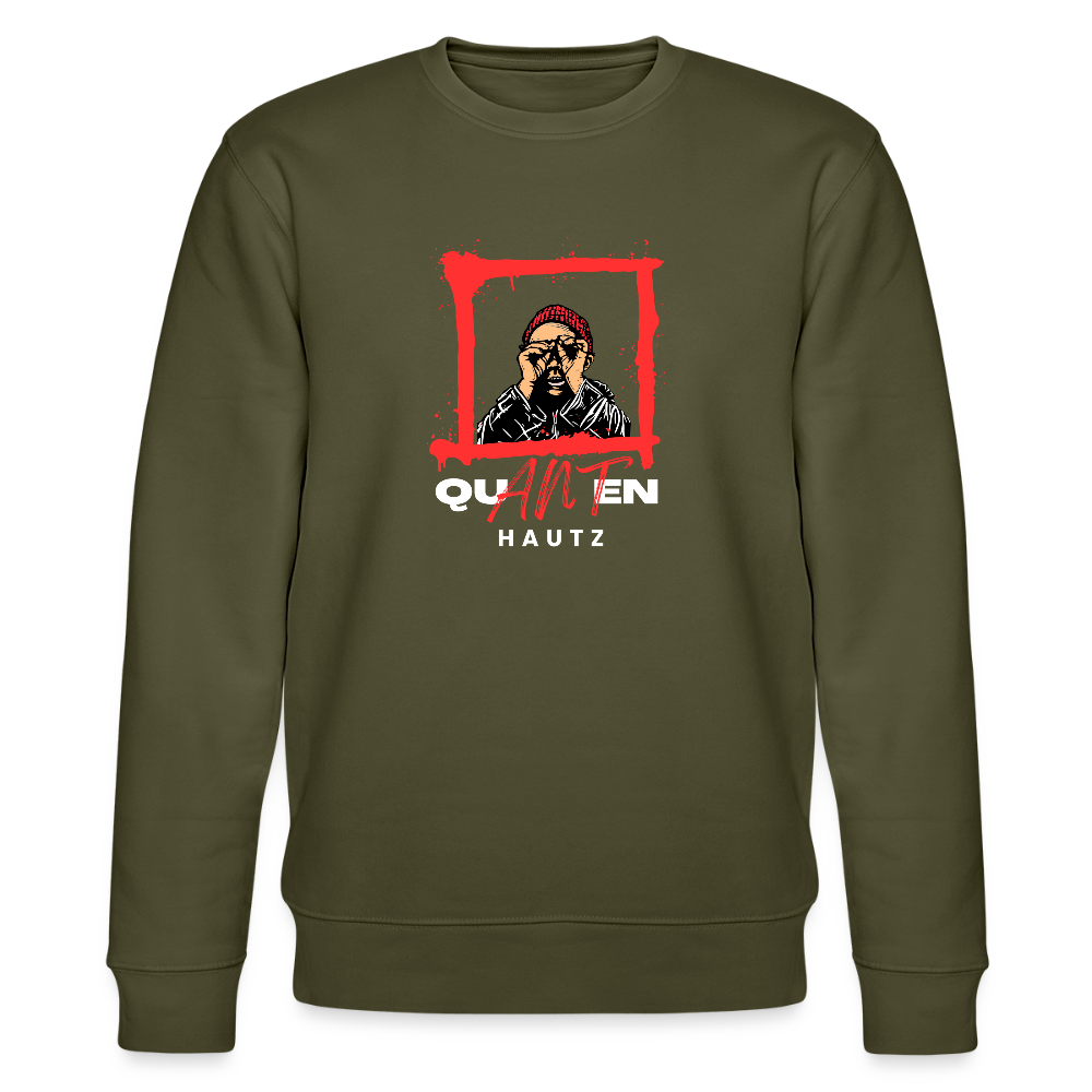 Unisex Bio-Sweatshirt CHANGER  Quanten Hautz - Khaki