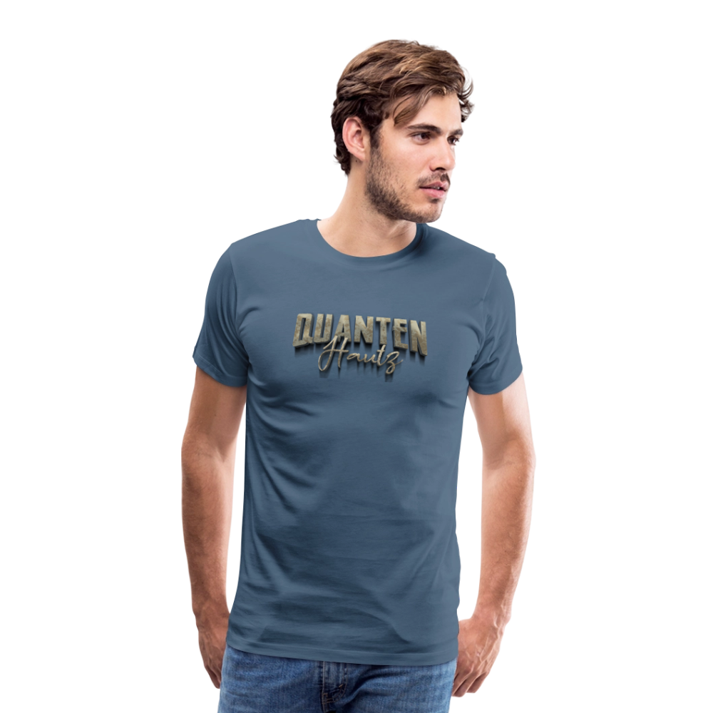 Männer Premium T-Shirt Quanten Hautz - Blaugrau