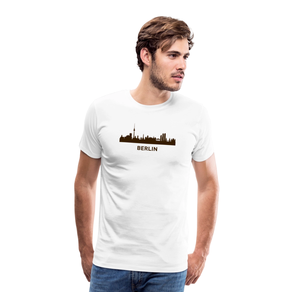Männer Premium T-Shirt Berlin - Weiß