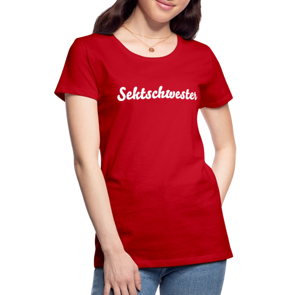Frauen Premium T-Shirt Sektschwester - Rot