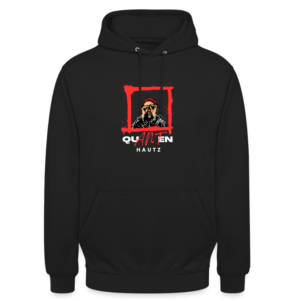 Unisex Hoodie Quanten Hautz - Schwarz