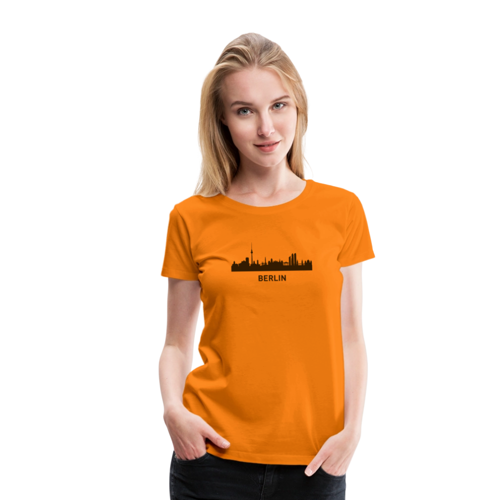 Frauen Premium T-Shirt Berlin - Orange