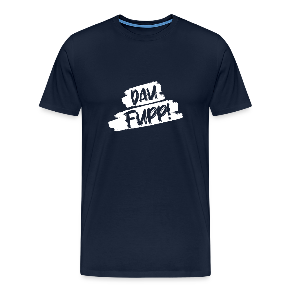 Männer Premium T-Shirt Dau Fupp - Navy