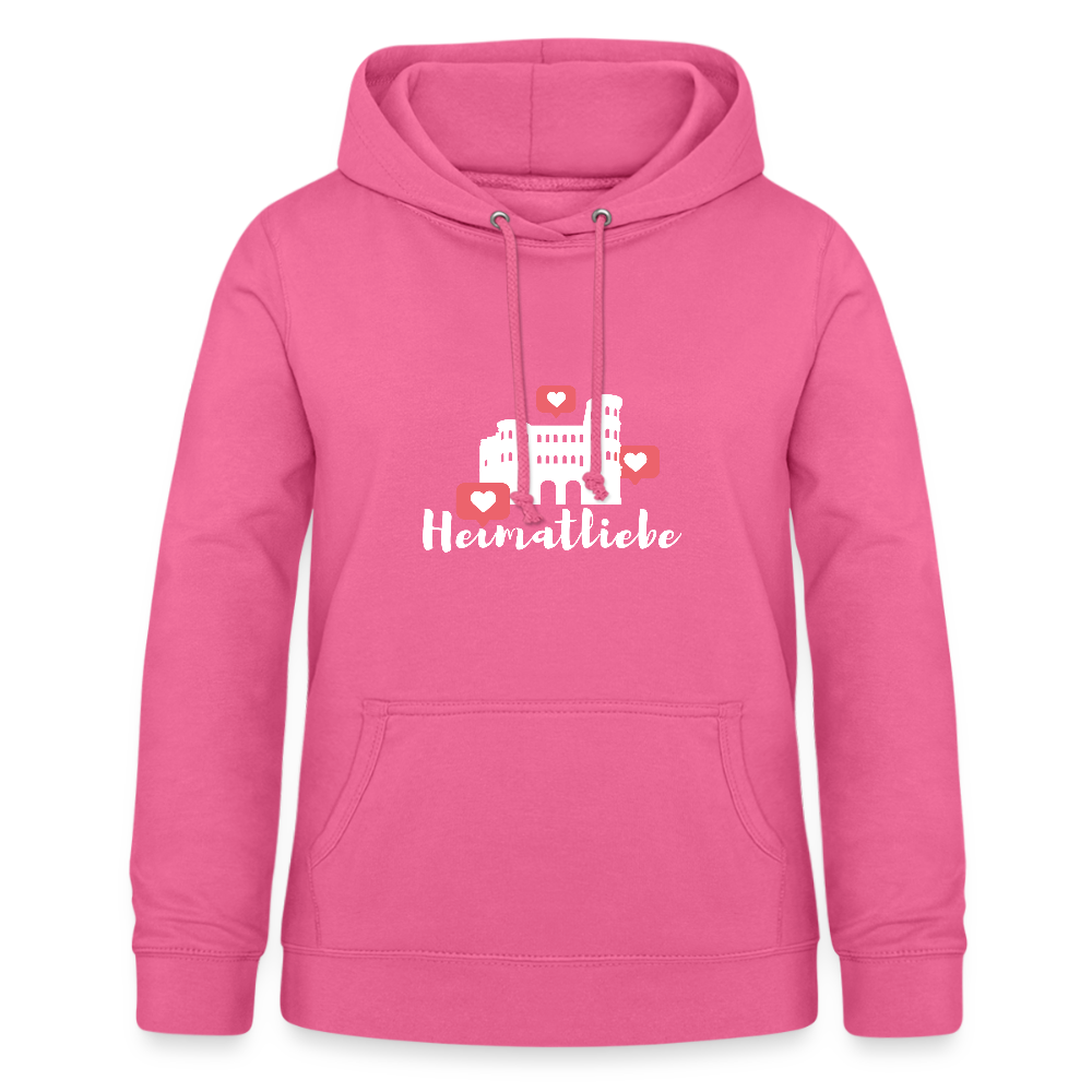 Frauen Hoodie Heimatliebe - Pink