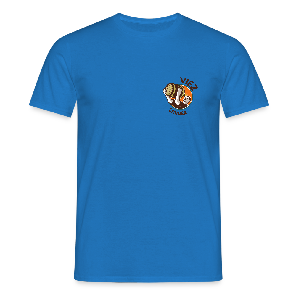 Männer T-Shirt Viezbruder - Royalblau