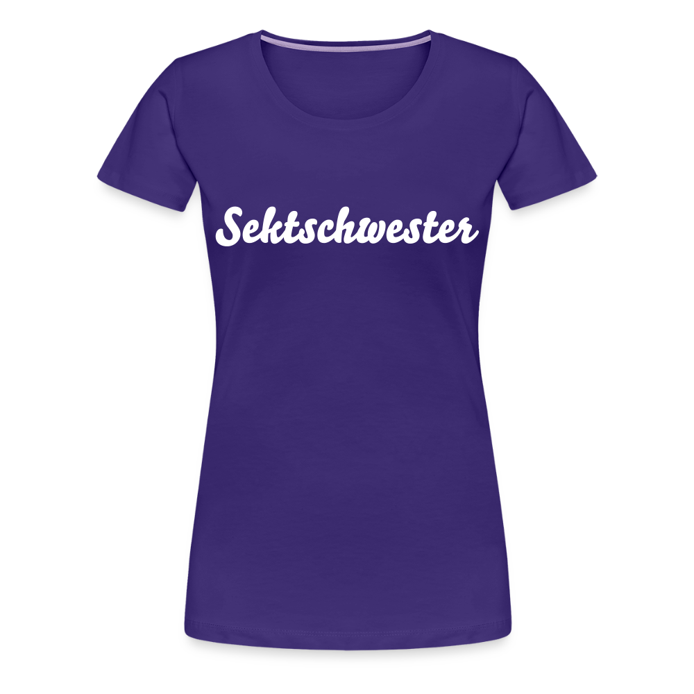 Frauen Premium T-Shirt Sektschwester - Lila