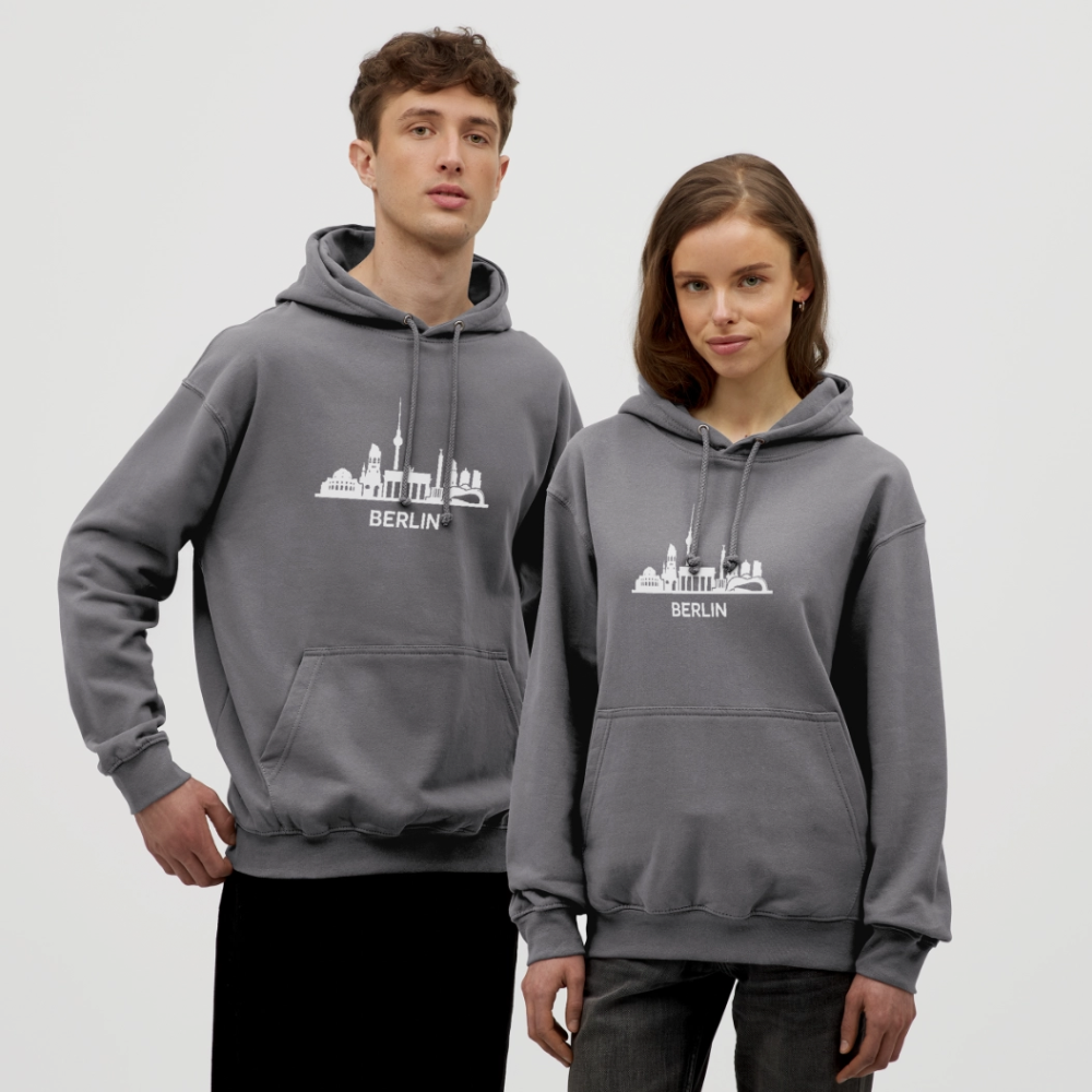 Unisex Hoodie Berlin - Mittelgrau
