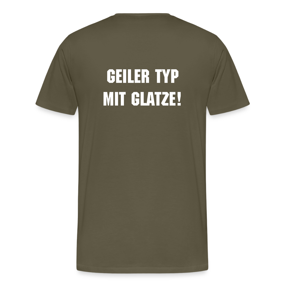 Männer Premium T-Shirt Glatze - Khaki