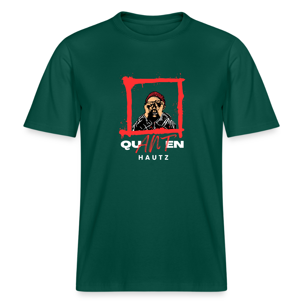 Relaxed Fit Unisex Bio-T-Shirt Quanten Hautz - Forest