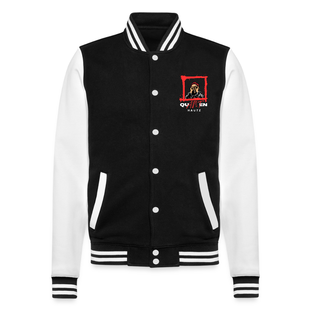 College-Sweatjacke Quanten Hautz - Schwarz/Weiß