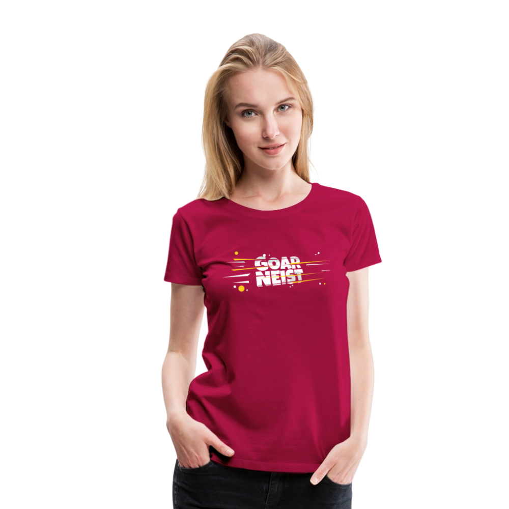 Frauen Premium T-Shirt Goarneist - dunkles Pink