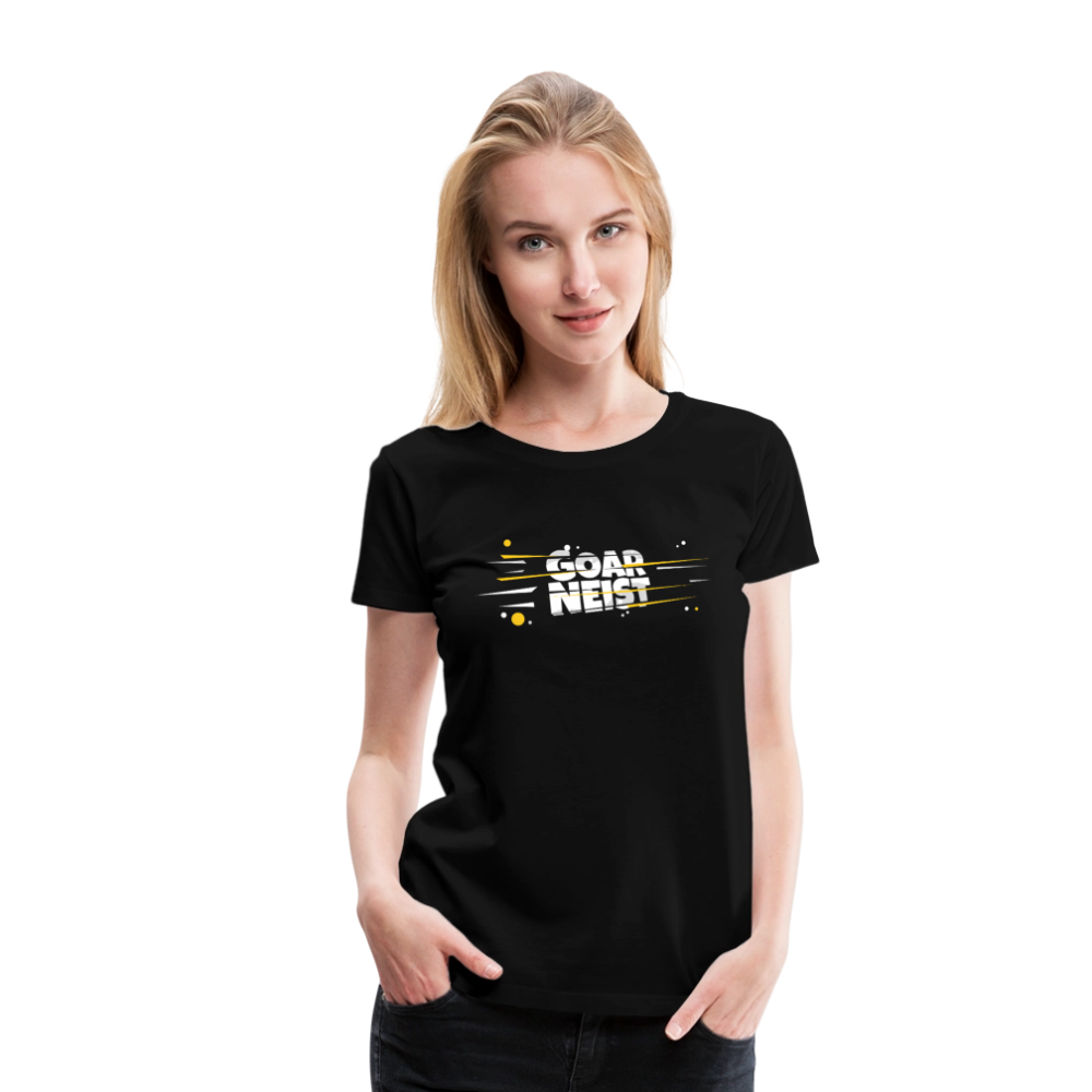 Frauen Premium T-Shirt Goarneist - Schwarz