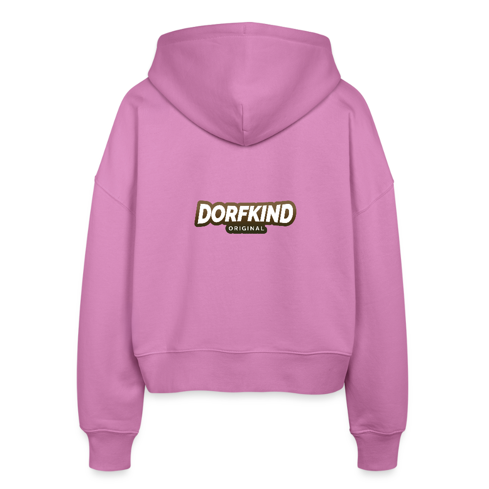 Stanley/Stella Boxy Frauen Bio Zip Hoodie Dorfkind - Pink