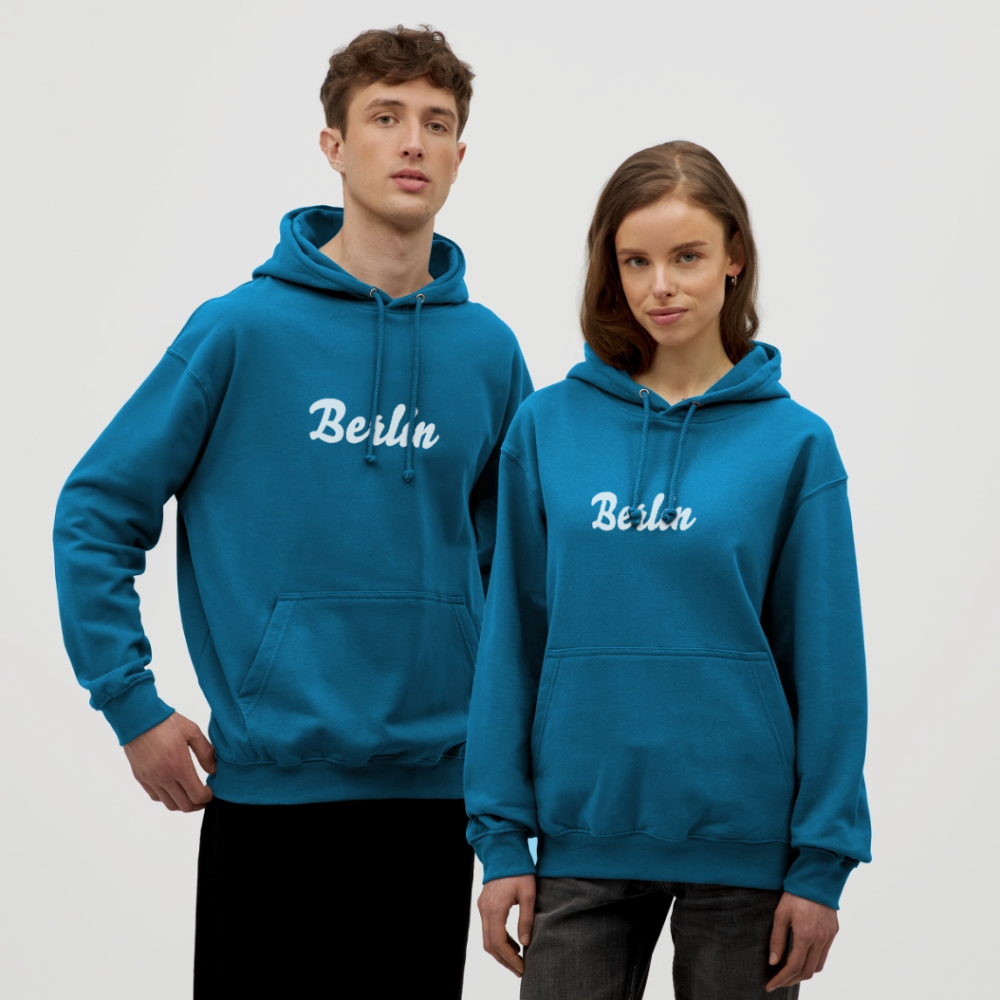 Unisex Hoodie Berlin - Tiefseeblau 
