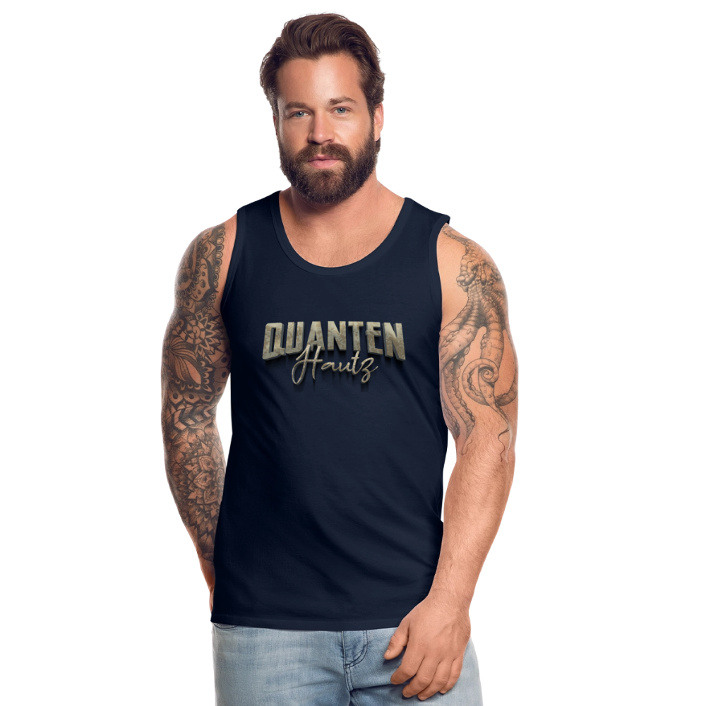 Männer Premium Tank Top Quanten Hautz - Navy