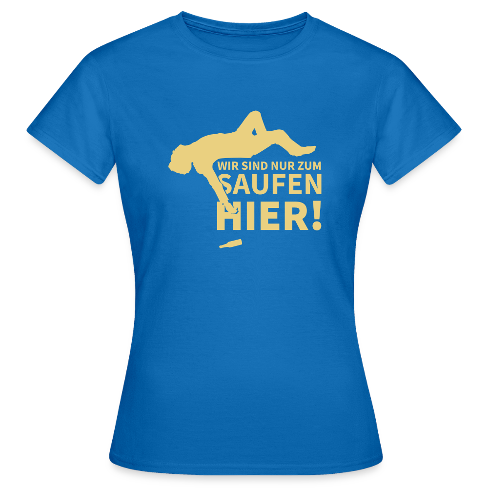 Frauen T-Shirt JGA - Royalblau