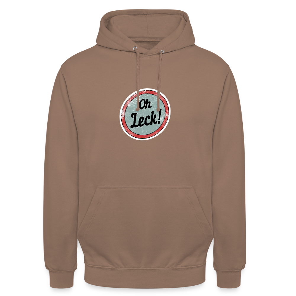 Unisex Hoodie Oh Leck! - Mokka