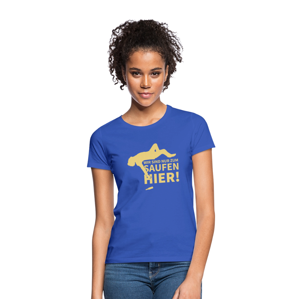 Frauen T-Shirt JGA - Royalblau