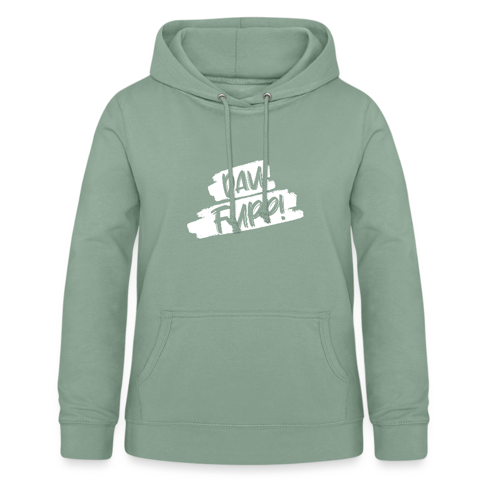 Frauen Hoodie Dau Fupp - Graugrün