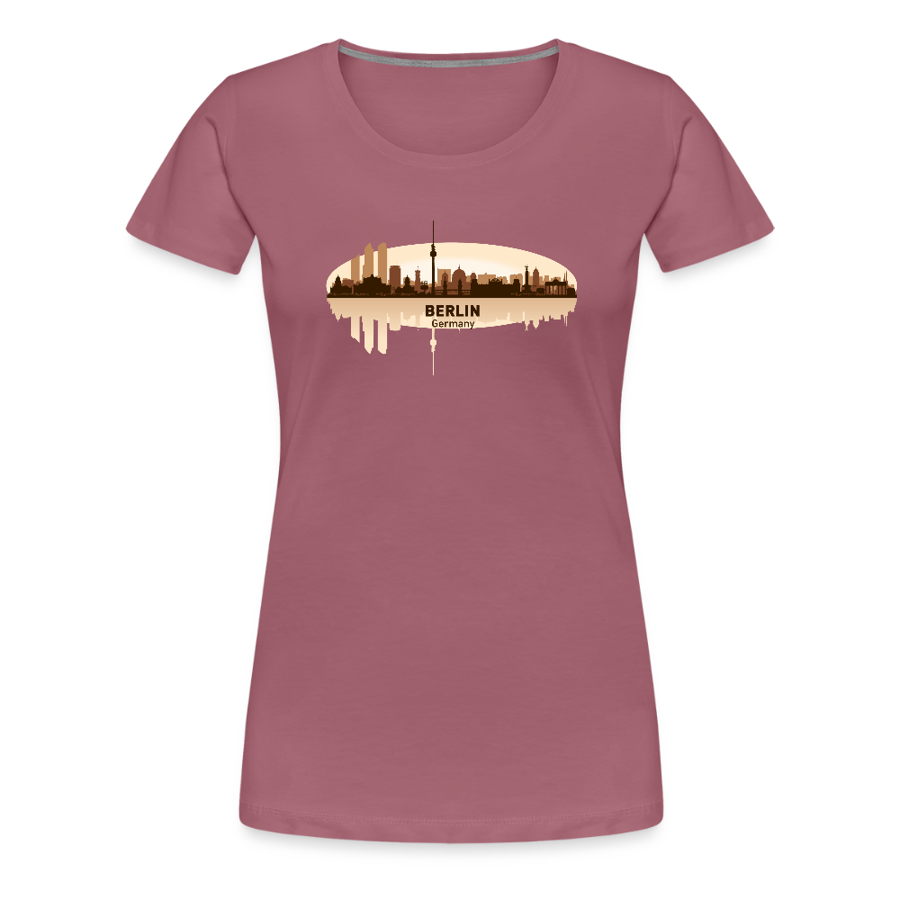 Frauen Premium T-Shirt Berlin - Malve