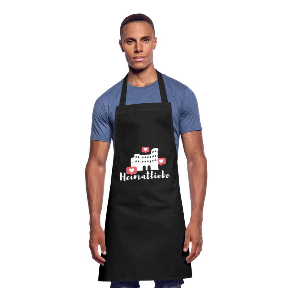 Kochschürze Heimatliebe - Schwarz