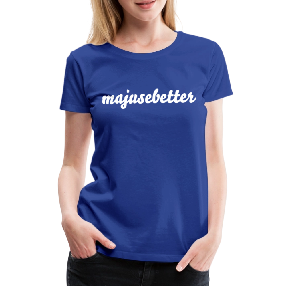 Frauen Premium T-Shirt majusebetter - Königsblau