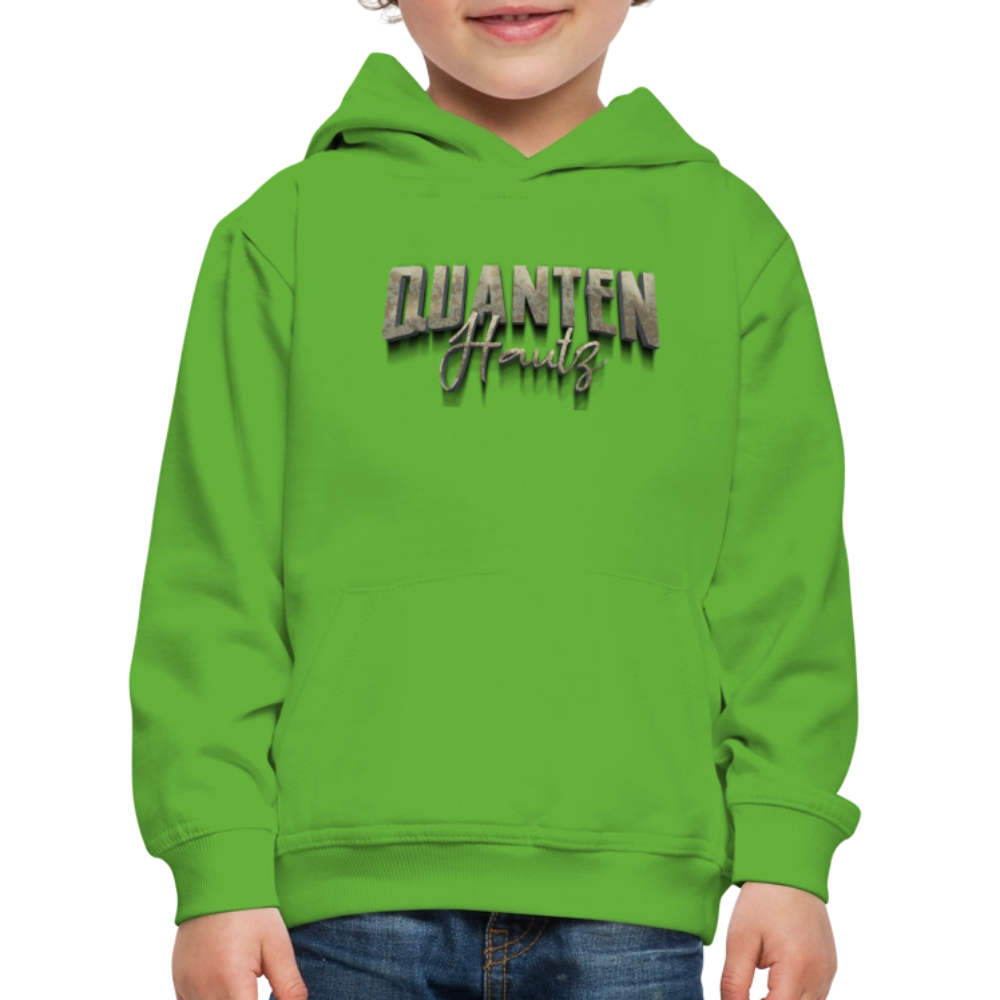 Kinder Premium Hoodie Quanten Hautz - Hellgrün