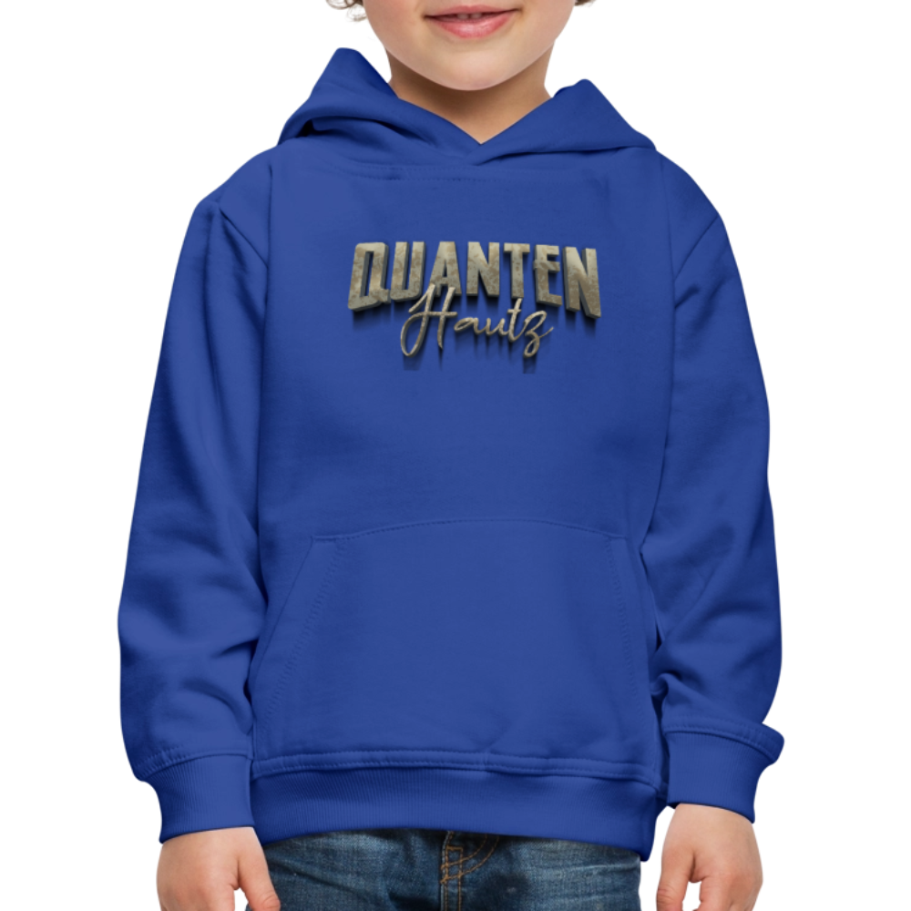 Kinder Premium Hoodie Quanten Hautz - Royalblau