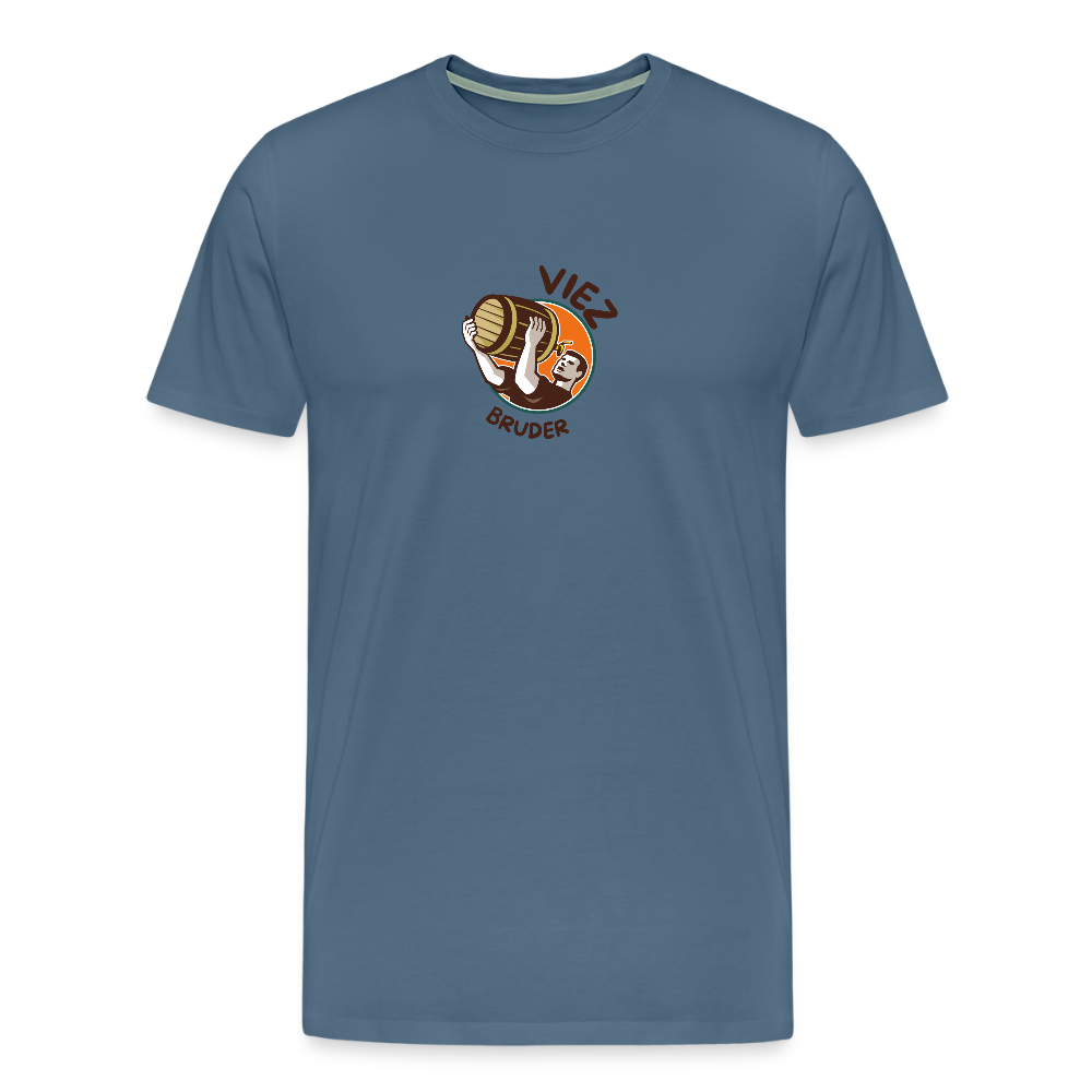 Männer Premium T-Shirt Viezbruder - Blaugrau