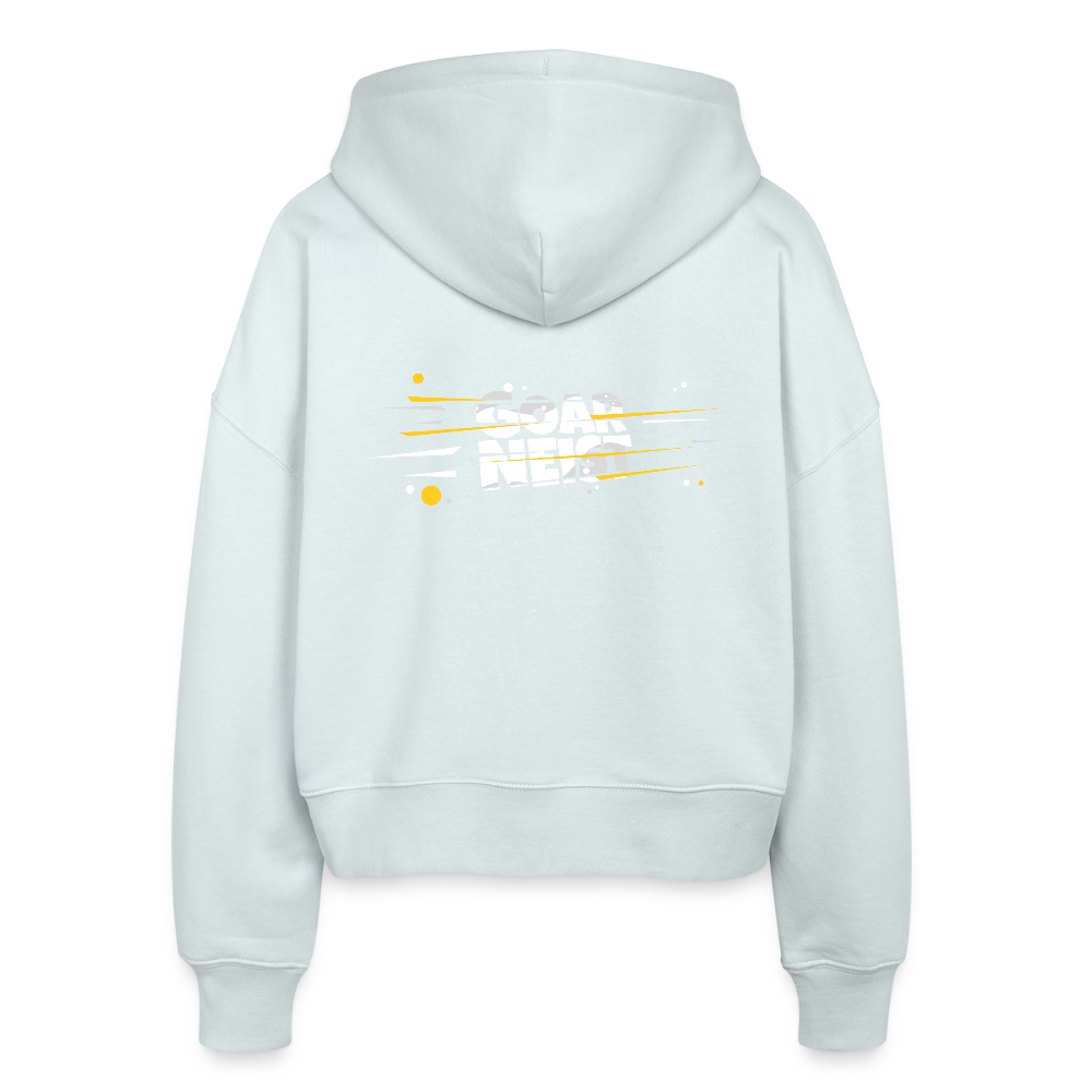 Stanley/Stella Boxy Frauen Bio Zip Hoodie Ida Goarneist - Eisblau