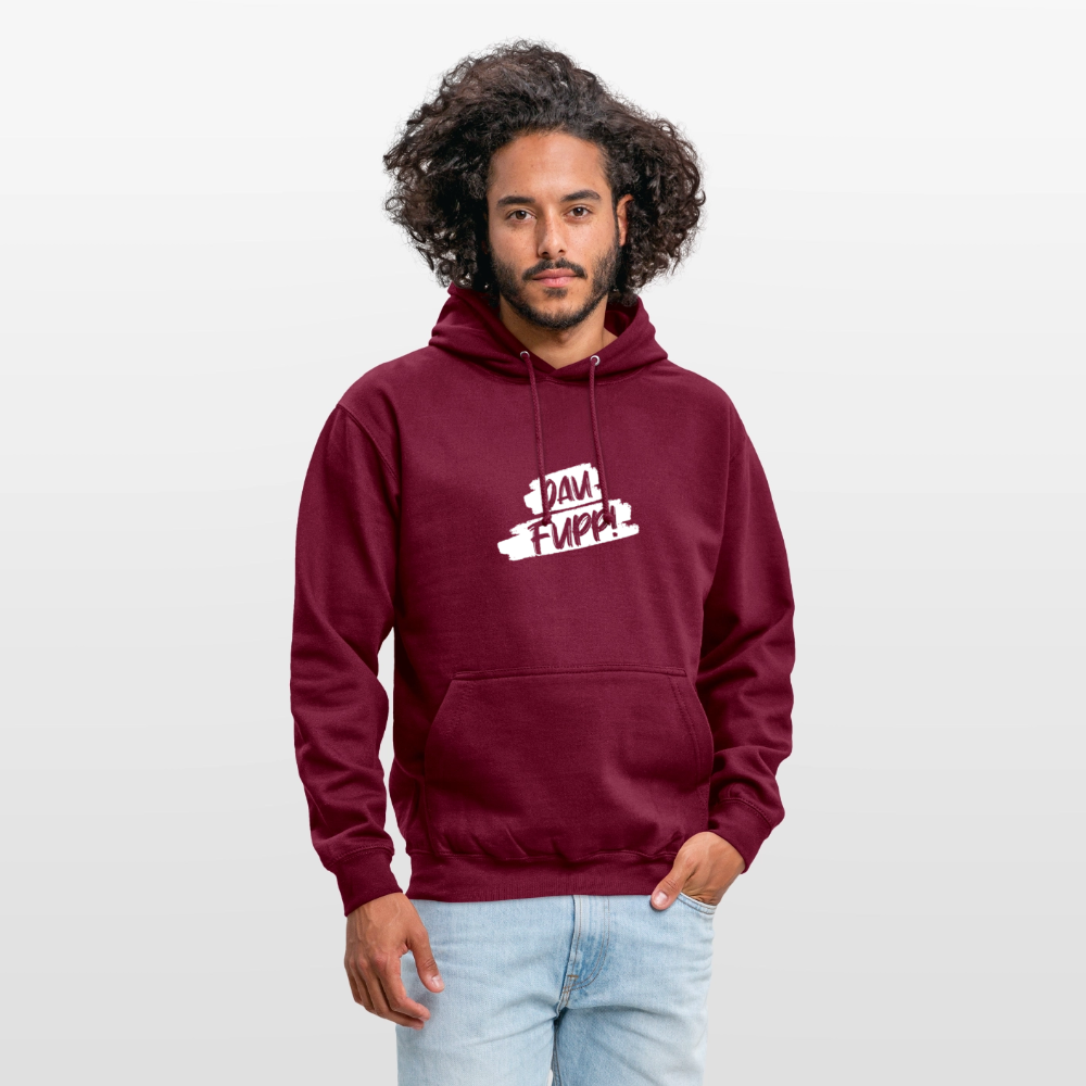 Unisex Hoodie Dau Fupp - Bordeaux