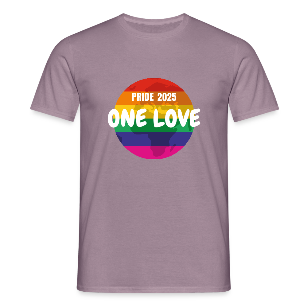 Männer T-Shirt Pride - Lilagrau 