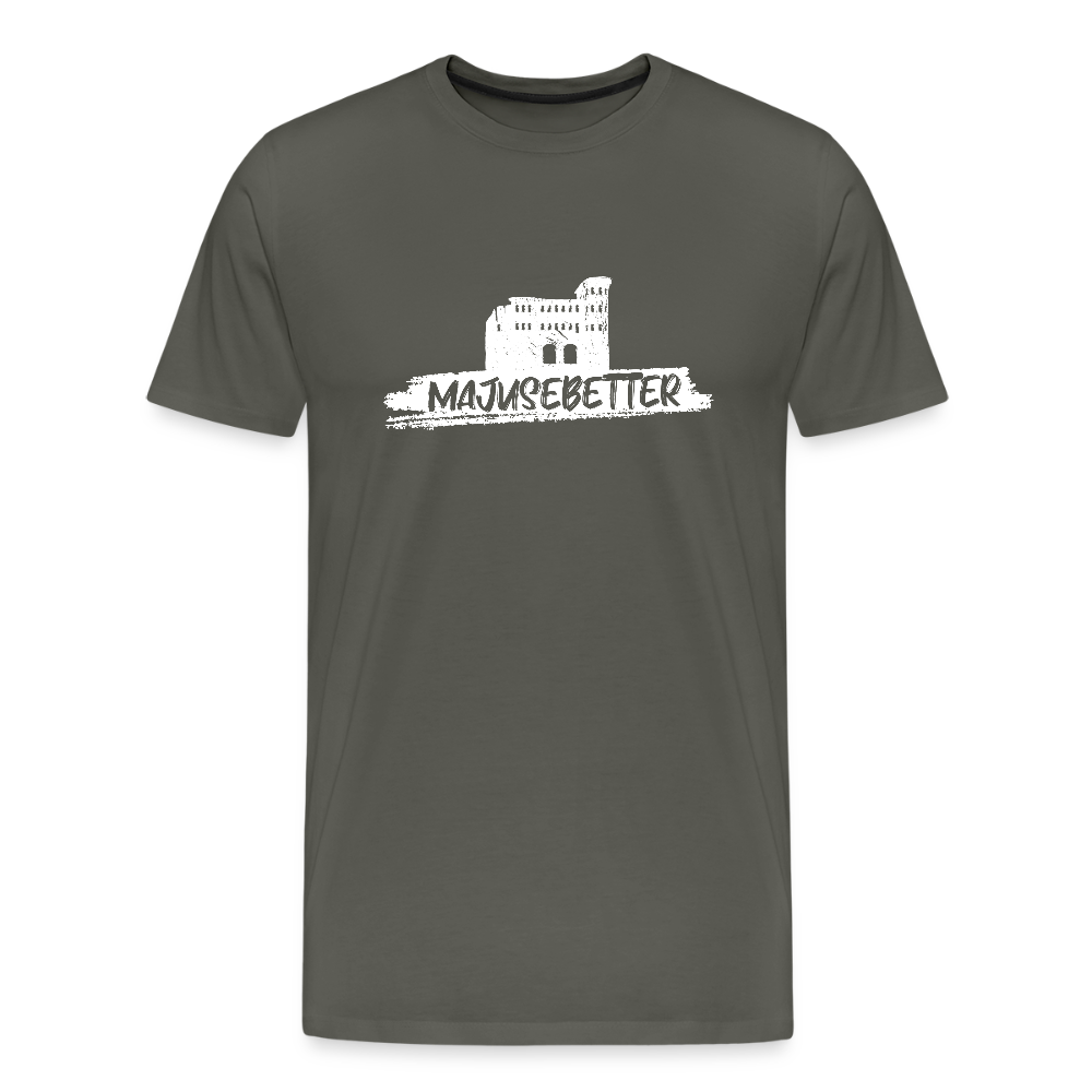 Männer Premium T-Shirt majusebetter - Asphalt