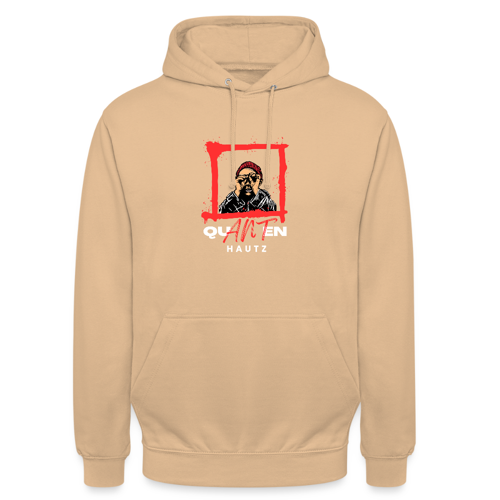 Unisex Hoodie Quanten Hautz - Pfirsich