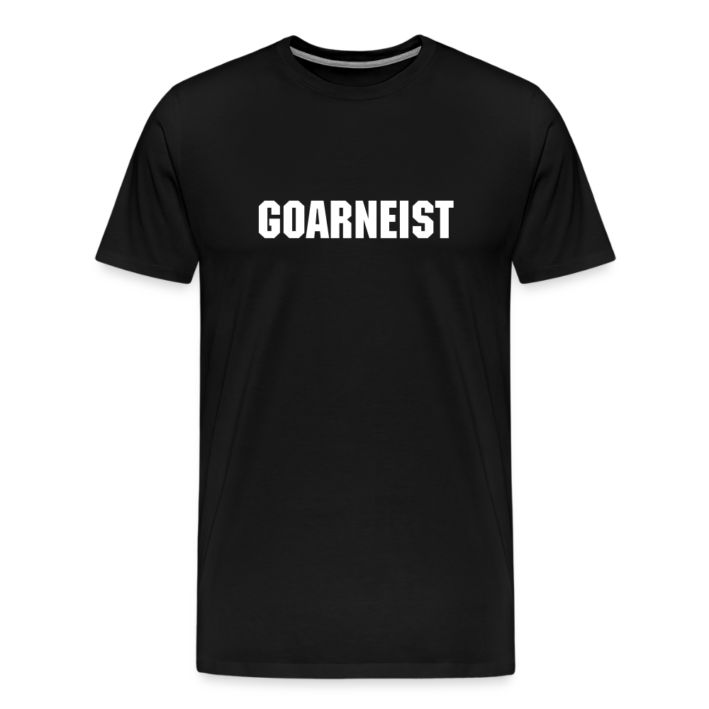 Männer Premium T-Shirt Goarneist - Schwarz