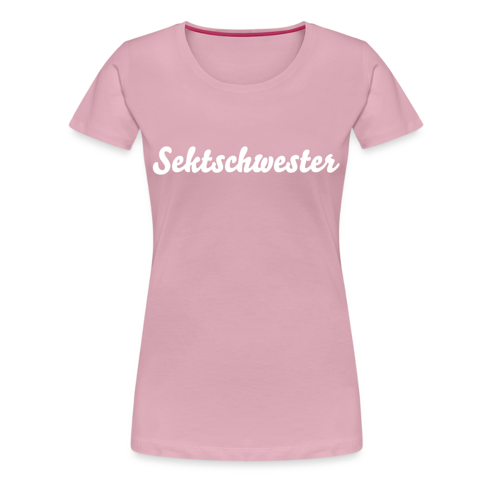 Frauen Premium T-Shirt Sektschwester - Hellrosa