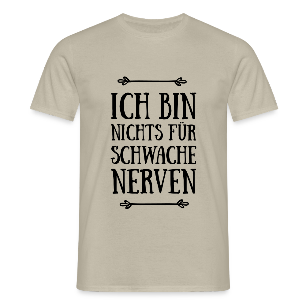 Männer T-Shirt Fun - Sandbeige