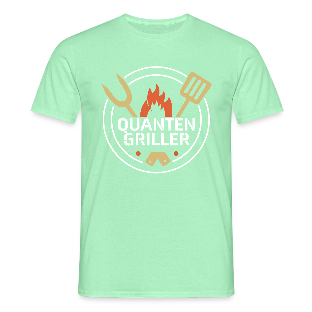 Männer T-Shirt Quanten Griller - Mintgrün