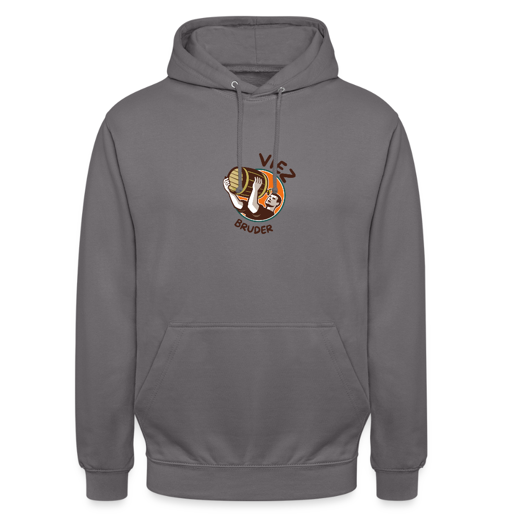 Unisex Hoodie Viezbruder - Mittelgrau